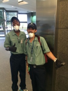 Two Tulane Earn and Learn apprentices from the Plant Management (HVAC) program.